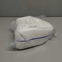 Vertdens Leg Pillow, Knee Pillow for Side Sleepers, Leg Pillows for Sleeping, Knee Cushion for Sleeping,Suitable for Relieving Leg, Back, Knee Pain (White)