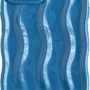 Caseative for iPhone 15 Case,Water Ripple Pattern Curly Wave Frame Soft Compatible with iPhone Case (Blue,iPhone 15)