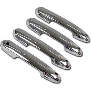 7021 Chrome 4 Door Handle Cover Compatible with 2020-2022 Toyota Highlander / 2019-2022 Toyota RAV4