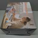 Collapsible Baby Bathtub - Large Baby Bath Tub with Thermometer & Cushion | Travel Portable Newborn Infant Bathtub | Foldable Toddler Bathtub for Baby 0 to 36 Months (Grey)