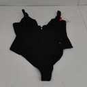 Popilush Shapewear Bodysuits for Women - Tummy Control Body Suits for Womens Deep V Corset Tops Thong Concert Outfits, Size XL