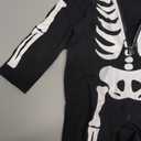 LENSOUS Baby Boy's Skeleton Halloween Costume Long Sleeve Hoodie 12-18 months