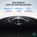 SOLIOM Security Cameras Wireless Outdoor,4K Ultra HD for Day and Night, No Subscription,Built in Radar,Solar Powered Cameras for Home Security, 360 Pan Tilt Auto Tracking,5G & 2.4G WiFi, 2-Cam Kit