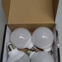 Brtstiun G25 LED Light Bulb, Round Vanity Light Bulbs for Bathroom, 40W LED Equivalent, Daylight White 5000K, Globe Light Bulbs E26 Base, 600LM, Non-Dimmable, 4-Pack