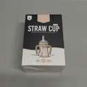 GROSMIMI Spill Proof no Spill Magic Sippy Cup with Straw with Handle for Baby and Toddlers, Customizable, PPSU, BPA Free 6 oz (Peach)