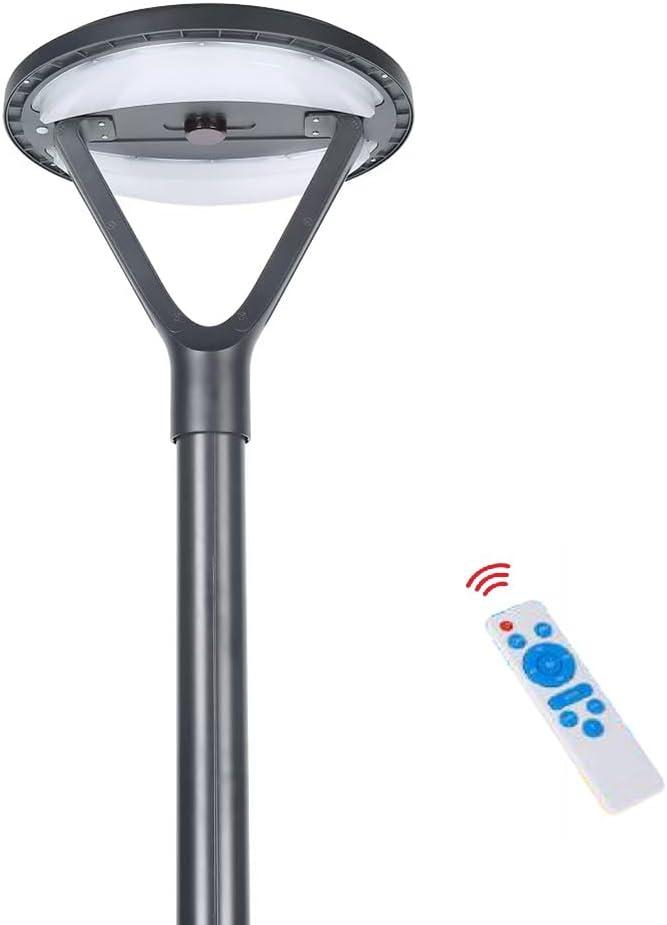 Solar LED Post Top Light with Microwave Sensor and Remote