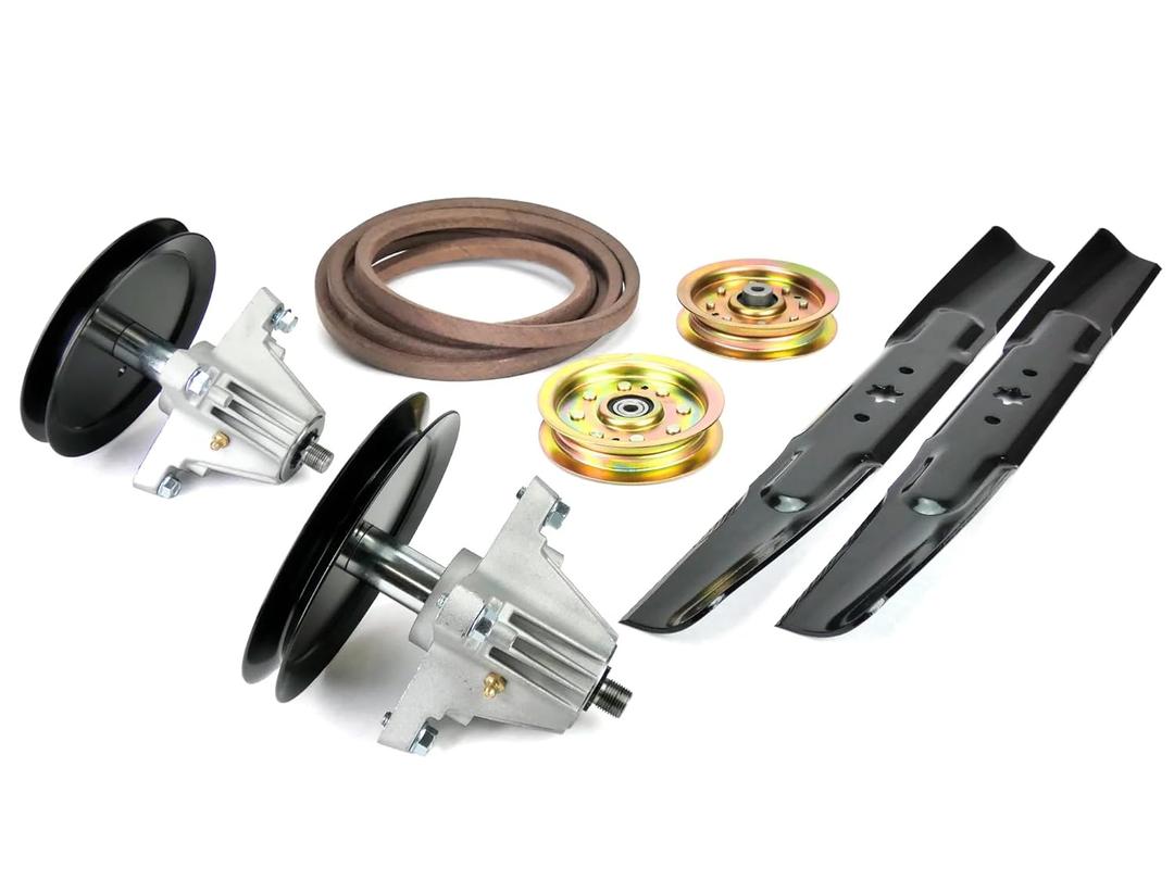 Deck Rebuild Kit Compatible with Cub Cadet LTX 46" - Spindle Blade Belt & Pulley