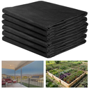 10 x 50 ft Stronger Garden Mesh Netting - PP Nanocomposite Bird Net Barrier, Fine Mesh Mosquito Screen for Outdoor Plants Vegetables Patios Balconies Terraces, Shading Rate 33% (Black)