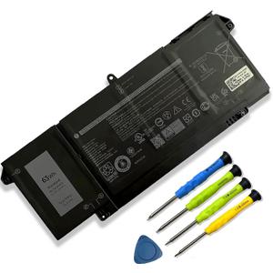 7FMXV 63Wh 4-Cell Laptop Battery Replacement for Latitude 5320 7320 7420 7520 Series TN2GY 0TN2GY 9JM71 4M1JN 1PP63 727CG HDGJ8 MHR4G CN-0727CG CN-0TN2GY 15.2V 3941mAh
