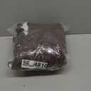 Ottoman Cover Square X-Large Stretch Slipcover for Ottomans Soft Intertwined Pattern Footstool Cover with Elastic Bottom, Dark Brown, X-Large