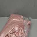 CozyLux Satin Fitted Sheet King Size, Pink Silky Satin Bed Fitted Sheet Only with Silky Microfiber, Deep Pocket, Single Bottom Sheet Sold Separately, Breathable, Smooth and Soft
