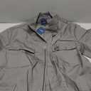 HISEA Coveralls for Men Short Sleeve, Mens Lightweight Mechanic Work Jumpsuit with Pockets, Stain & Wrinkle Resistant, Medium