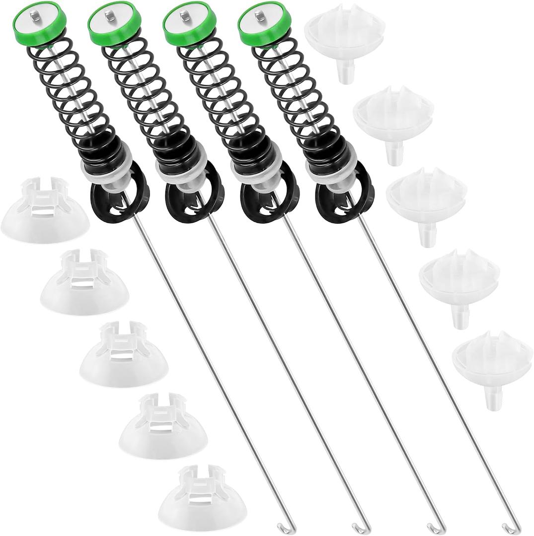 W11130362 Washer Suspension Rod Kit WTW5000DW2 WTW5000DW3 WTW5000DW1 MVWC565FW2 MVWC565FW1 MVWX655DW1 for Whirlpool Maytag Kenmore Washer-by MIFLUS