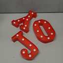 XIMISHOP Christmas Decor-Christmas Decorations Indoor-3 LED Marquee Light Up Letters Sign Joy Christmas Lights for Xmas Home Kitchen Fireplace Tabletop Party Decoration