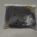 Foxiny Plus Size Curvy Sexy Chain Sheer Mesh Ruched Bodycon Mini Lingerie Dress with Thong 2 Piece Set Outfits Women See Through Halter Night Gown Negligee Black XXL