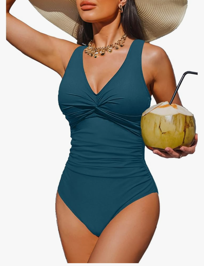Holipick Women Tummy Control One Piece Swimsuit - Push Up Bathing Suit Full Coverage Slimming Swimwear, L Holipick Women Tummy Control One Piece Swimsuit - Push Up Bathing Suit Full Coverage Slimming Swimwear, L