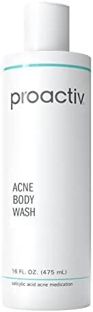 Proactiv Acne Body Wash, Gentle All-Over Cleanser, Unclogs Pores and Clears Blemishes, Salicylic Acid & Glycolic Acid Formula, Soothing Complex of Shea Butter, Vitamin E & Aloe Vera Extract, 16 Fl Oz EXP 01/2027