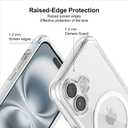 PULOKA for iPhone, Heavy Duty Shockproof Protection,Compatible with MagSafe Accessories,Drop Proof Cover (White, iPhone 16 Plus)
