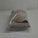 POLYTE Microfiber Oversize Quick Dry Lint Free Bath Towel, 60 x 30 in, 4 Pack (Beige, Waffle Weave)