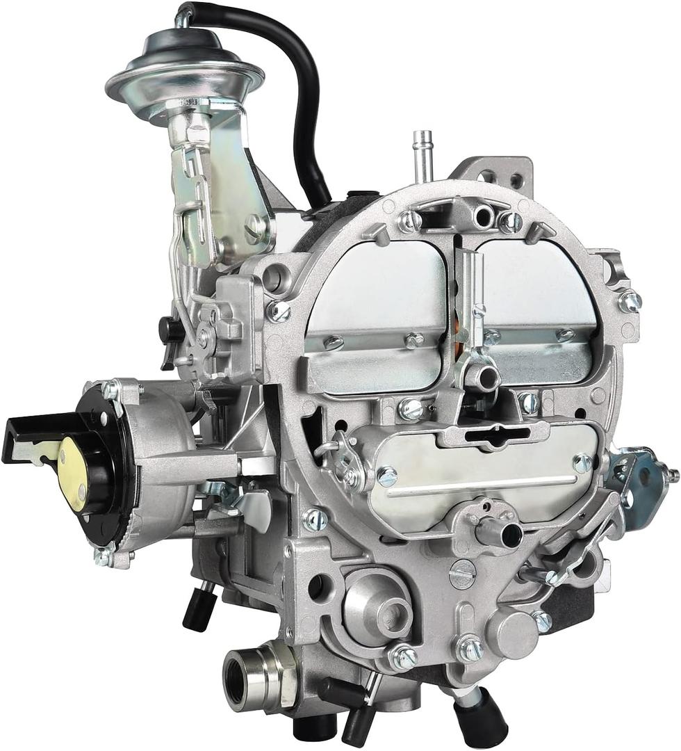 Rochester Quadrajet Carburetor 4 Barrel Electric Choke Carb for Chevy 305-350 c.i Engines GM Cadillac 1980-1989 1904R 1906R 4MV 750 CFM Vacuum Secondary Quadrajet Carburetors with Gaskets Jets Plugs