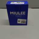 MIULEE Beige Sheer Curtains 84 Inches Long, 4 Panels Set, Rod Pocket Voile Drapes Light Filtering and Semi Transparent, Elegant Window Treatments for Bedroom Living Room,42 x 84 Inches