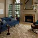 Loloi Chris Loves Julia Rue Collection RUE-02 Olive/Sage 2'-3" x 3'-9" Accent Rug Jute Neutral Floral Living Room Bedroom Rug
