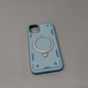 WYUIC Designed for iPhone 11 Magnetic Case, Compatible with Magsafe, 10ft Drop Test Hard Rugged, 360 Rotating Ring Kickstand Heavy Duty Shockproof Protection Phone Case iPhone 11 Cover, Light Blue