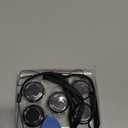 Tracker Tag, Smart Tag Works with Find My App (iOS 14.6 Above), Keys Finder and Item Locator for Luggage, Backpack, Suitcases and More, Replaceable Battery, IP67 Waterproof Tracking Tags-5 Pack(Black)