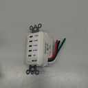 Woods 59007WD In-Wall 30-Minute Decora Digital Countdown Timer;White