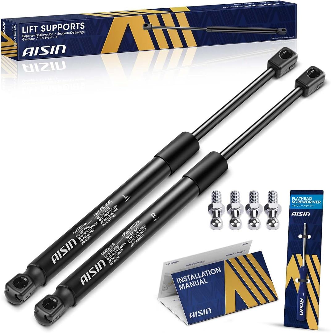 AISIN AFTERMARKET GAST-01821 Set of 2 Rear Trunk Lift Supports Shock Struts - Compatible with Toyota Celica 1995-1999