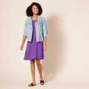 Amazon Essentials Women's Tank Swing (Navy Red Dots)