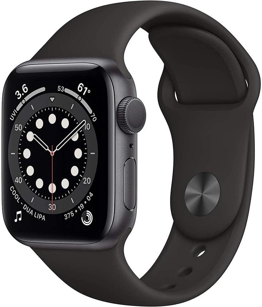 Apple Watch Series 6 (GPS + Cellular, 40mm) - Space Gray Aluminum Case with Black Sport Band