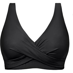 Women Underwire Bikini Top - Push Up Bathing Suit Top Large Bust Swim Top 2025 Swimsuit Top L