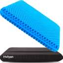 Hvllyan Gel Seat Cushion for Long Sitting (Thick & Extra Large), Gel Cushion for Wheelchair Soft, Chair Cushion, Car Seat Cushion Breathable, for Office Chair for Hip Pain