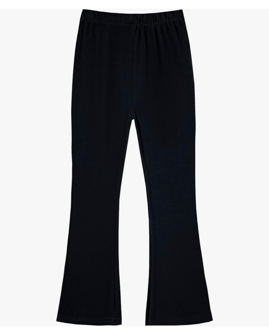 Toddler Girls Flare Leggings for Girls Fleece Warm Pull On Bell Bottoms Leggings Pants Stocking Stuffers for Kids Girls 110