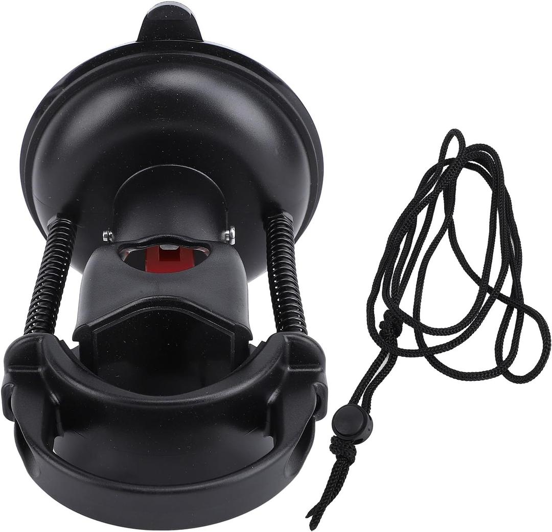 BTSEURY Massage Holder, Massage Wall Mount Vacuum Suction Cup, Adjustable Universal Fit Easy to Install Fascia Wall Mount Black