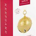 Hallmark Keepsake Christmas Ornament 2023, 50th Anniversary Ring in The Season Special Edition Metal Bell