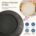 Homienly Kitchen Wheat Straw Dinnerware Set 40 PCS - Dinner Plates, Cereal Bowls, Wheat Straw Cups Set, Microwave and Dishwasher Safe Dishes Set, Unbreakable Dish Set for Party, Outdoor(Grey Stone)