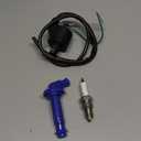 30500-HP1-003 Ignition Coil Spark Plug For Honda CRF450 CRF450R CRF450X TRX450ER TRX450R 2002-2015 30700-MEB-671 30500-MEB-671