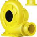 800W Bounce House Blower, 1.2HP Powerful Inflatable Air Blower, Portable Commercial Fan Pump for Large Bouncy Castle, Water Slide, Jumper, Inflatable Decoration and Other Inflatables