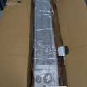 Comfort Zone CZ600 750/1,500-Watt Electric Baseboard Space Heater with Adjustable Thermostat, Dent-Proof End Panels, Overheat Protection System, Safety Tip-Over Switch, & Stay-Cool Body, White