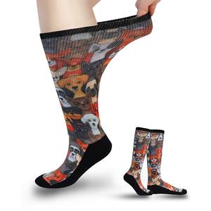 YOKEEP Diabetic Socks for Women & Men Extra Wide, Over The Calf Non Binding Diabetic Lymphedema Neuropathy Edema Swollen Feet Cast Boot Socks Bariatric for Women Men