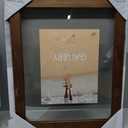 Malden Walnut Floating Glass Picture Frame 16x20