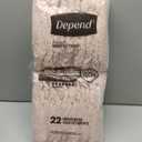 Depend Fresh Protection Adult Diapers, Incontinence & Postpartum Bladder Leak Underwear for Women, Disposable, Maximum, Extra-Extra-Large, Blush, 44 Count (2 Packs of 22)