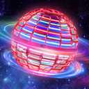 MERRYHOME Flying Ball Toys for Boys Grils: 2025 Fly Orb Cosmic Globe Boomerang Hover Ball, Hand Mini Drone, Flying Toy Fly Spinners for Kids Teens Adults Indoor Outdoor Toys (Red)