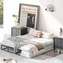 Box-Spring-for-Queen-Bed, Queen Box Spring 5 inch, Easy Assembly, Metal Sturdy Heavy Duty, with Fabric Cover, Mattress Foundation, No Squeaky, 3500lbs Max Weight Capacity