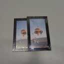 2 Packs 3x5 Picture Frame Black, Engineered Wood 3 x 5 Photo Frame, 3 by 5 Photo Poster Frame for Wall Hanging and Tabletop Set of 2, Black