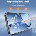 UNBREAKcable 3-Pack Screen Protector for iPhone 15, Double Shatterproof Tempered Glass [Easy Installation Frame] [99.99% HD Clear] [9H Hardness] [Full Coverage] [Case Friendly] for Apple 15 6.1 inch