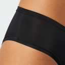 Amazon Essentials Women's Microfiber Underwear (Hipster & Thong) Pack of 6 (5X, Hipster, Black/Rich Hazel)