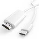 [Apple MFi Certified] USB C to HDMI Cable Adapter, 4K@60Hz Type C to HDMI Cable 6FT USB-C Digital AV Adapter Sync Screen Connector for iPhone 17 16 15 Pro Max to HD TV Projector Monitor